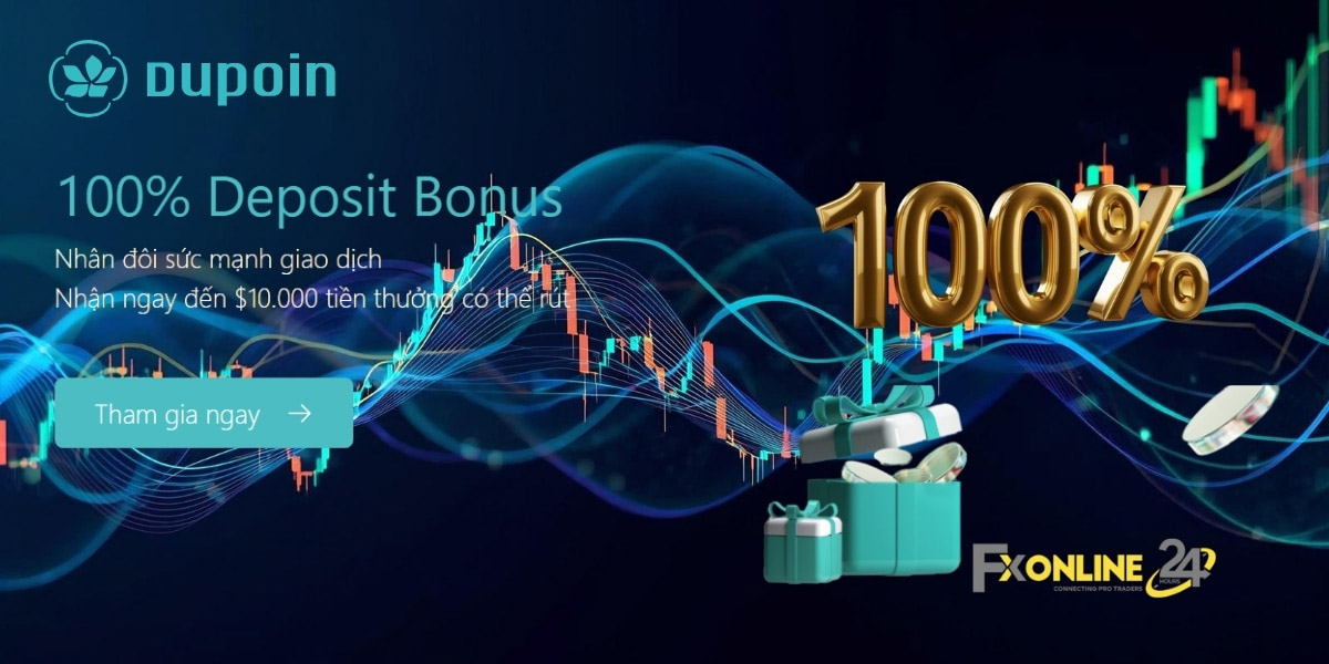 Deposit Bonus 100&nbsp;% - Dupoin (fxonline24h)