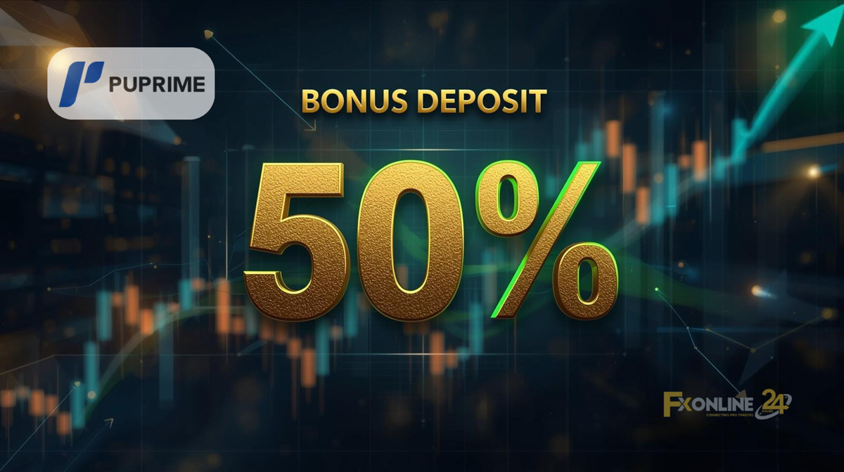 PU Prime – Ưu đãi 50% Deposit Bonus (tối đa 10,000 USD) - PU Prime