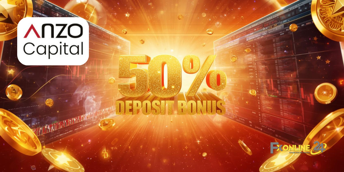 Anzo Capital 50% Trading Credit – Thưởng Ký Quỹ Lên Đến 1,000 USD - Anzo Capital