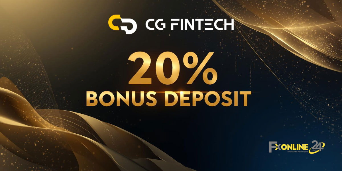 CG FinTech – 20% Deposit Bonus lên đến $5,000 - CG FinTech