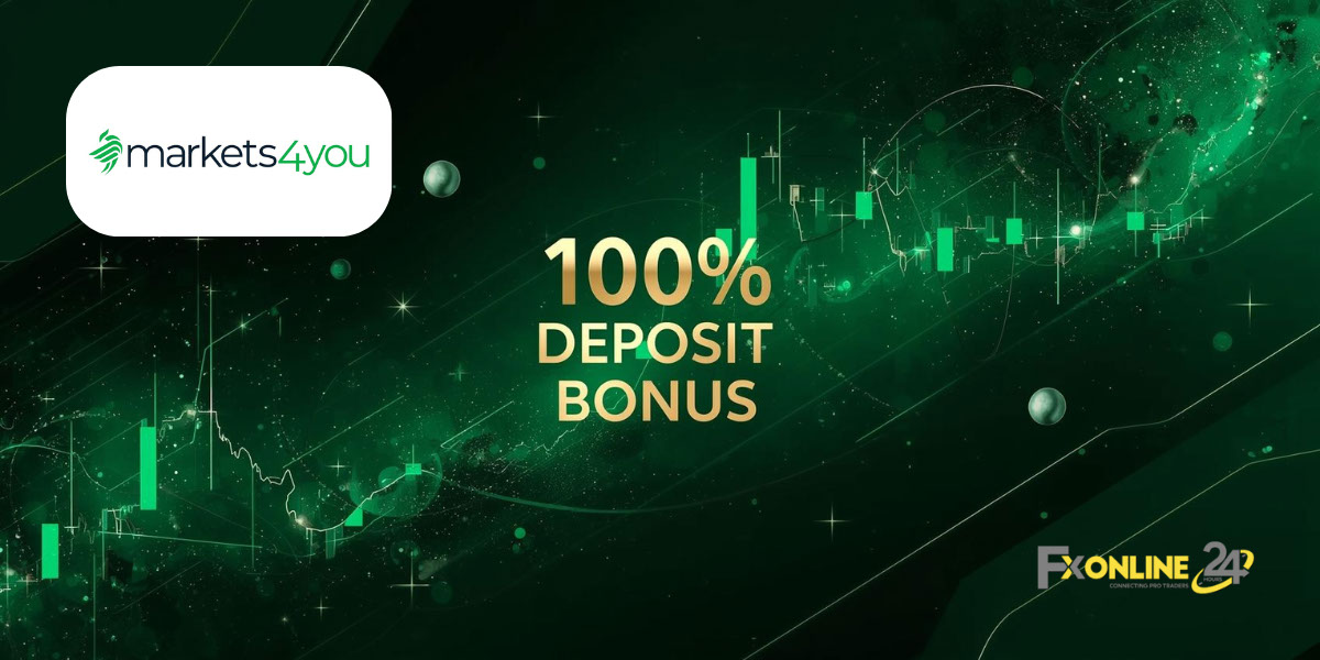 Deposit Bonus 100&nbsp;% - Markets4you (fxonline24h)
