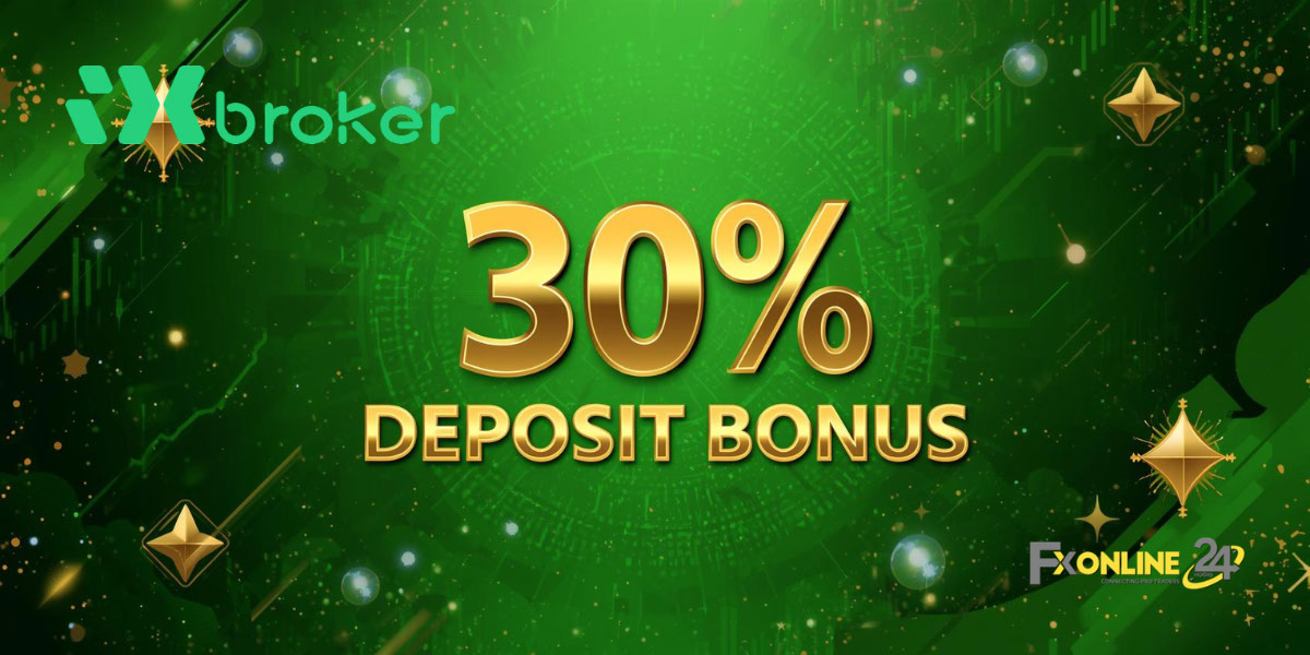 Deposit Bonus 30&nbsp;% - iX Broker (fxonline24h)