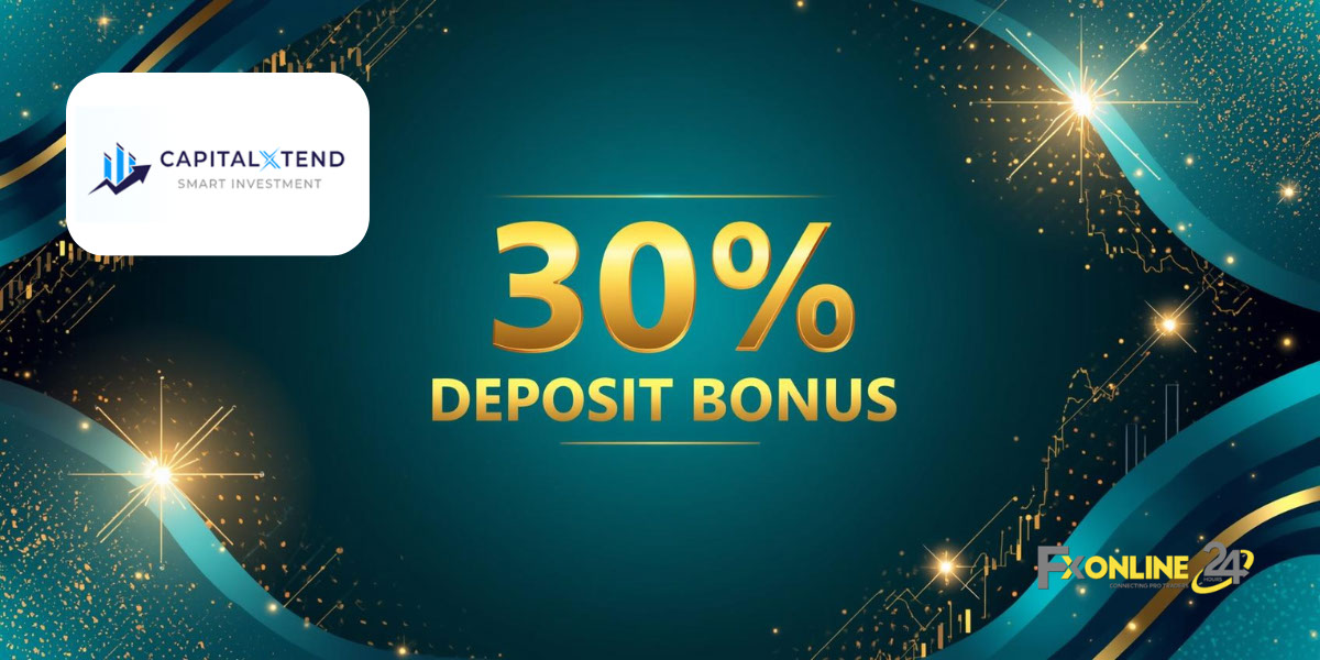 Deposit Bonus 30&nbsp;% - CapitalXtend (fxonline24h)