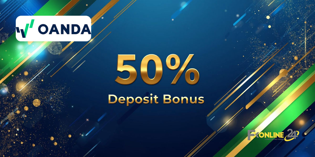 Deposit Bonus 50&nbsp;$ - OANDA (fxonline24h)