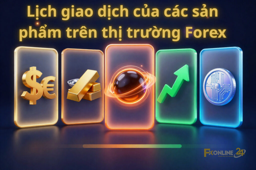 Lịch giao dịch các sản phẩm Forex