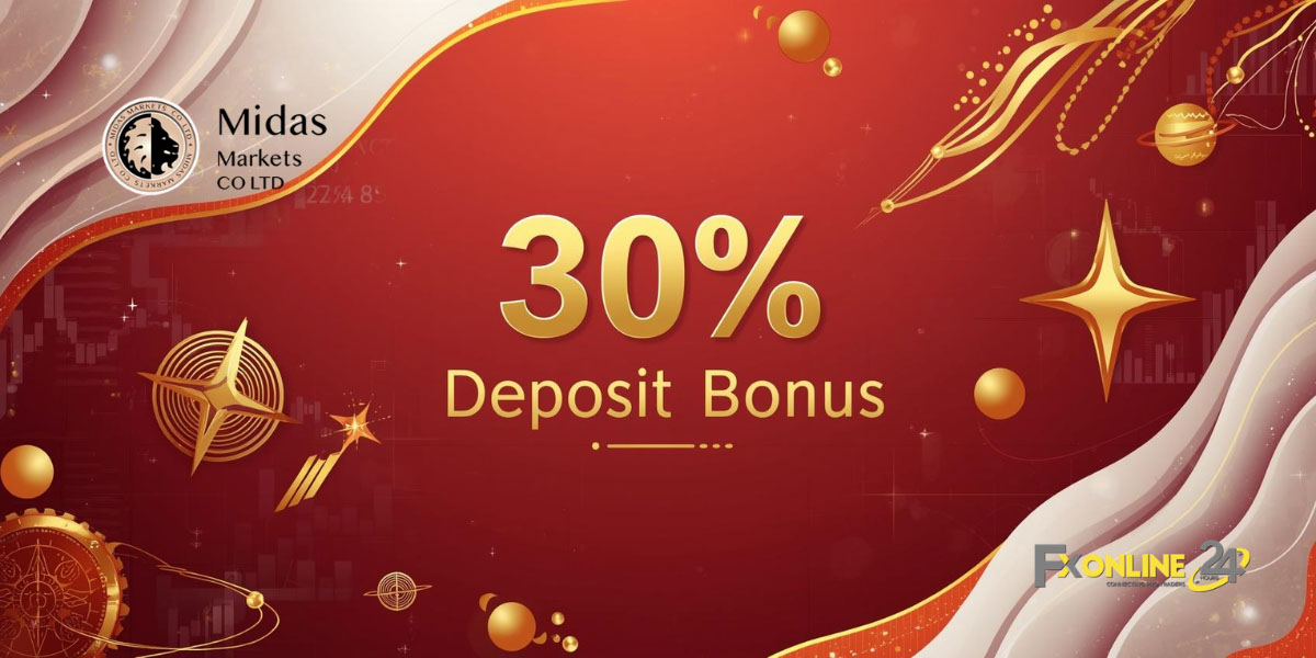 Deposit Bonus 30&nbsp;% - MDM (Midas Markets) (fxonline24h)
