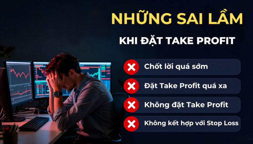 Những sai lầm khi đặt Take Profit