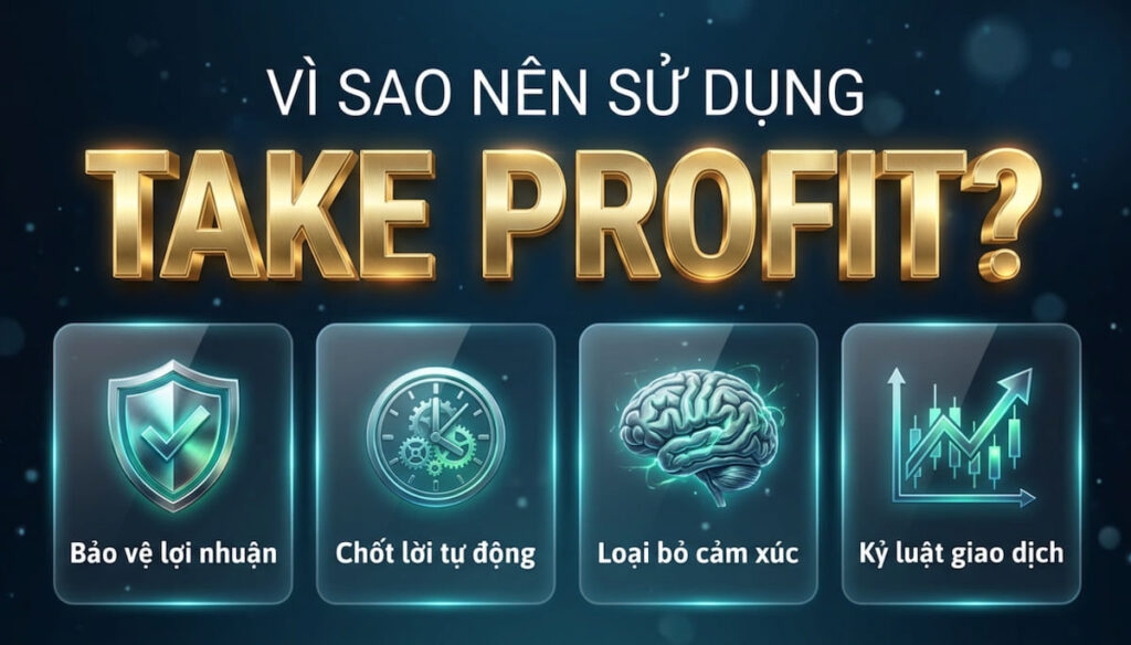 Vì sao nên sử dụng Take Profit
