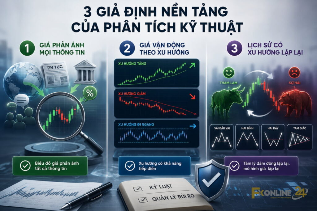 Ba giả định nền tảng của phân tích kỹ thuật