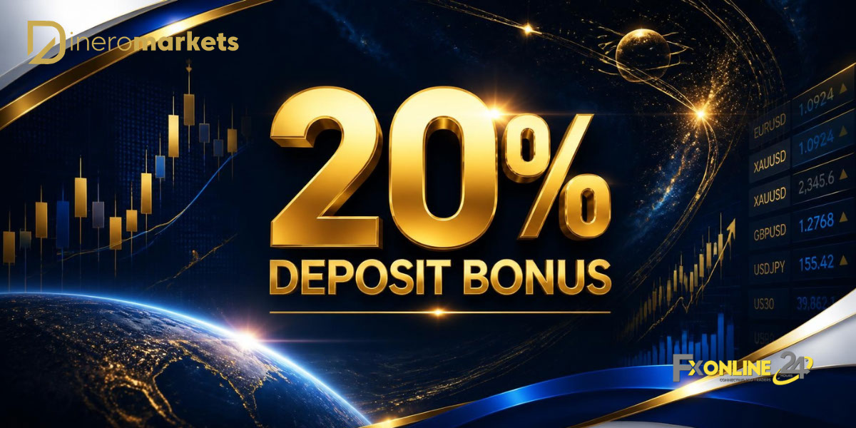 Deposit Bonus 20&nbsp;% - Dinero Markets (fxonline24h)