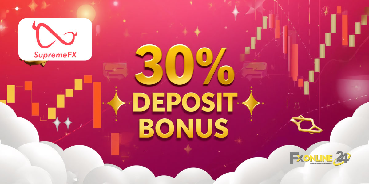 Deposit Bonus 30&nbsp;% - Supreme FX (fxonline24h)