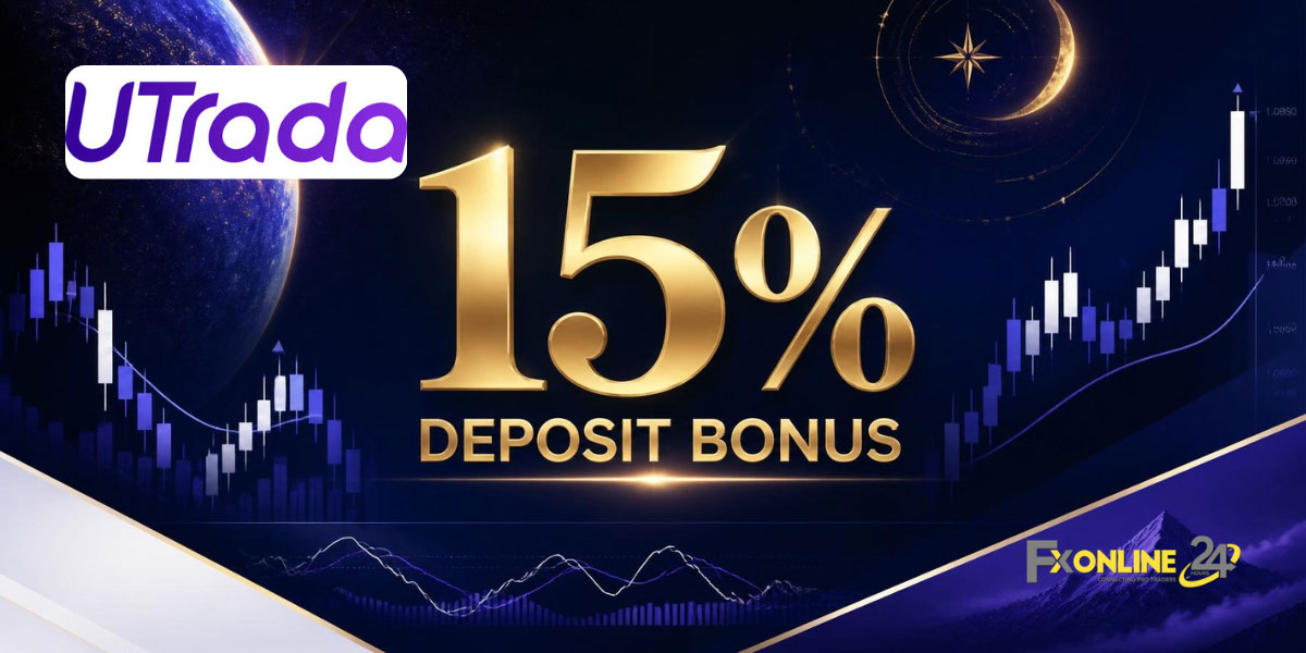 Deposit Bonus 15&nbsp;% - UTrada (fxonline24h)