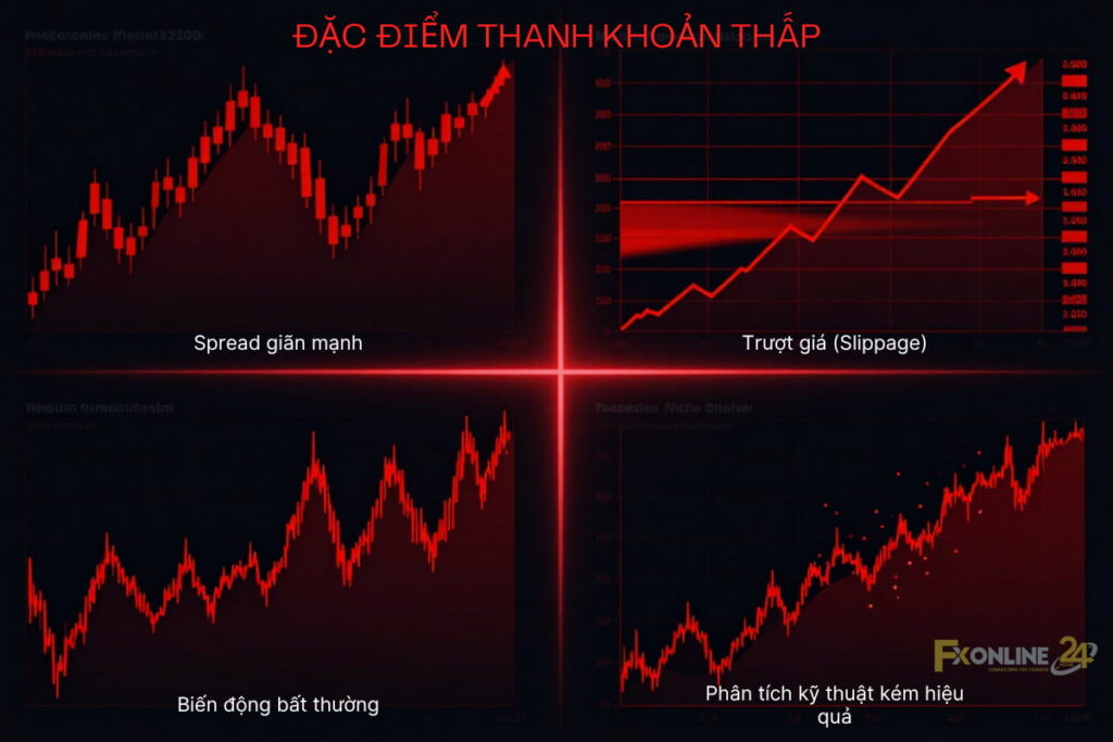 Đặc điểm thanh khoản thấp