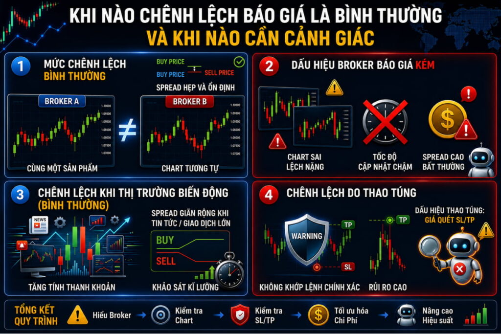 Khi nào chênh lệch báo giá là bình thường và khi nào cần cảnh giác