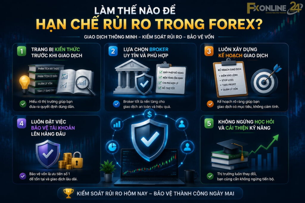 Làm thế nào để hạn chế rủi ro trong Forex