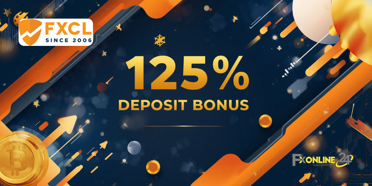 Deposit Bonus 125&nbsp;% - FXCL (fxonline24h)