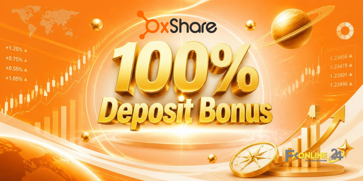 Deposit Bonus 100&nbsp;% - OXShare (fxonline24h)