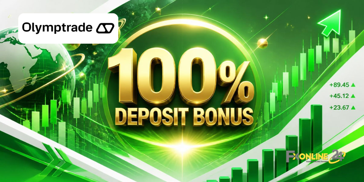 Deposit Bonus 100&nbsp;% - Olymptrade (fxonline24h)