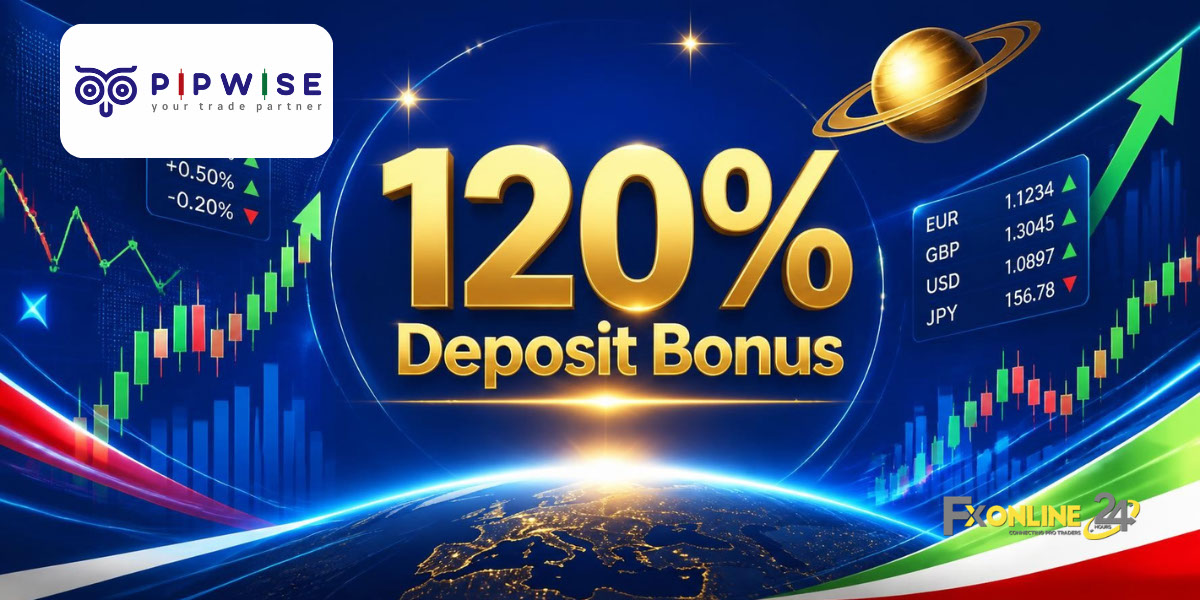 Deposit Bonus 120&nbsp;% - PIPWISE (fxonline24h)