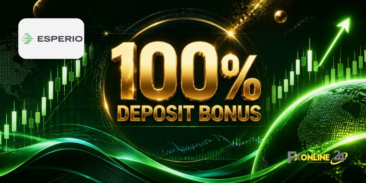 Deposit Bonus 100&nbsp;% - Esperio (fxonline24h)