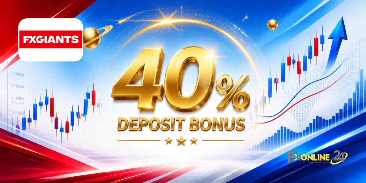 Deposit Bonus 40&nbsp;% - FXGiants (fxonline24h)