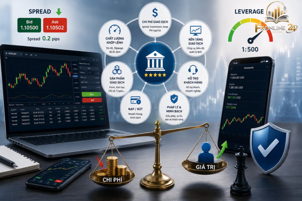 Spread thấp và đòn bẩy cao chưa đủ để đánh giá một broker