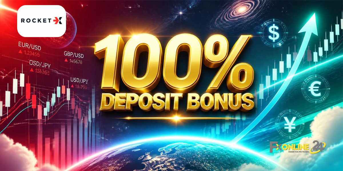 Deposit Bonus 100&nbsp;% - RocketX (fxonline24h)