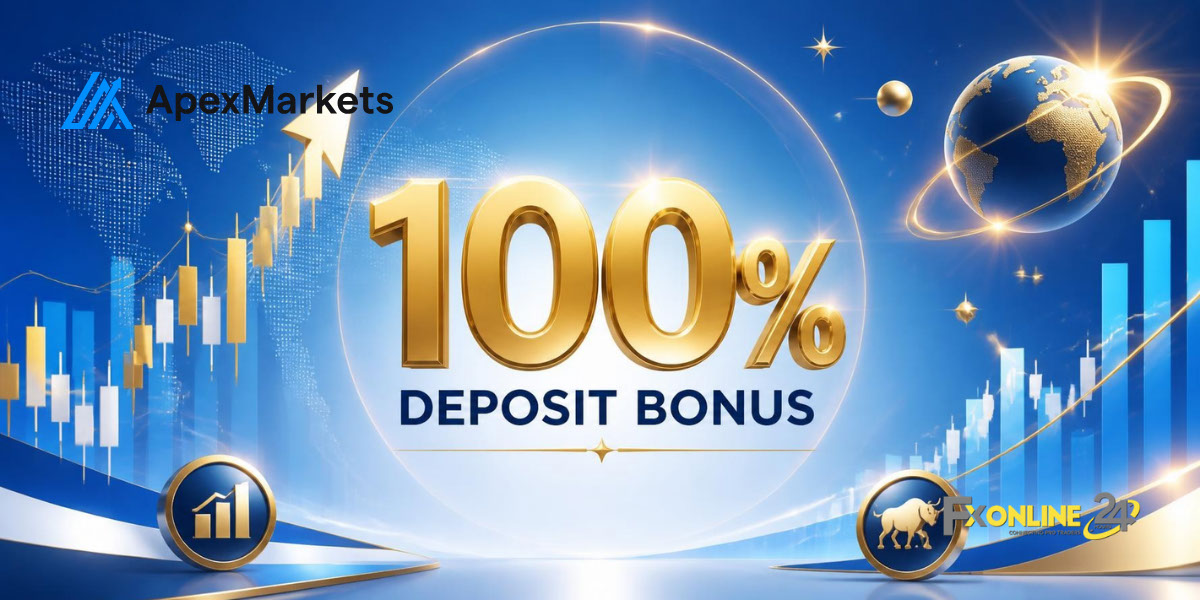 Welcome Bonus 100&nbsp;% - Apex Markets (fxonline24h)