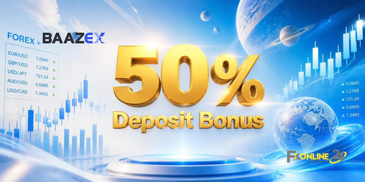 Deposit Bonus 50&nbsp;% - Baazex (fxonline24h)