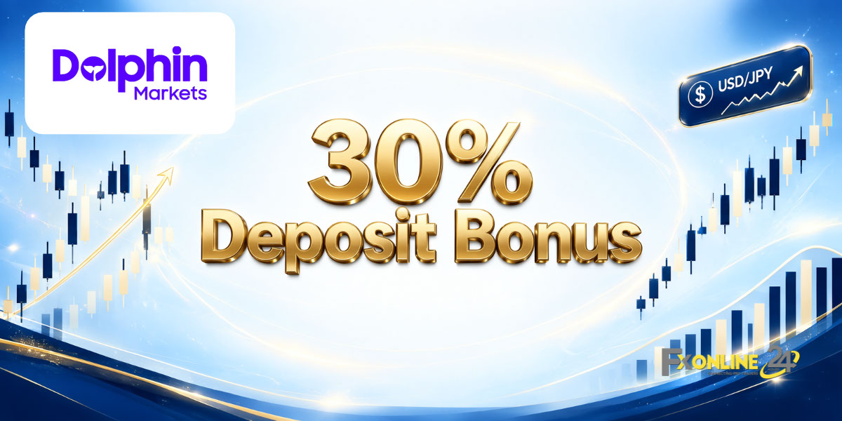 Deposit Bonus 30&nbsp;% - Dolphin Markets (fxonline24h)