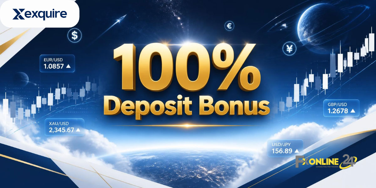Welcome Bonus 100&nbsp;% - Exquire (fxonline24h)