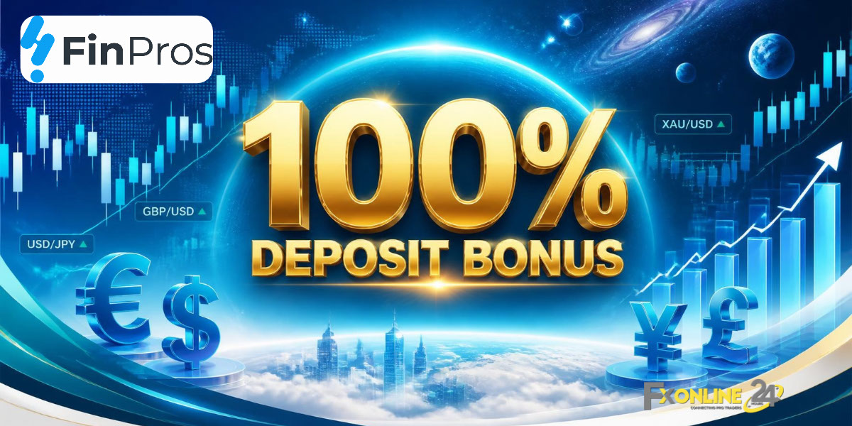 Deposit Bonus 100&nbsp;$ - FinPros (fxonline24h)