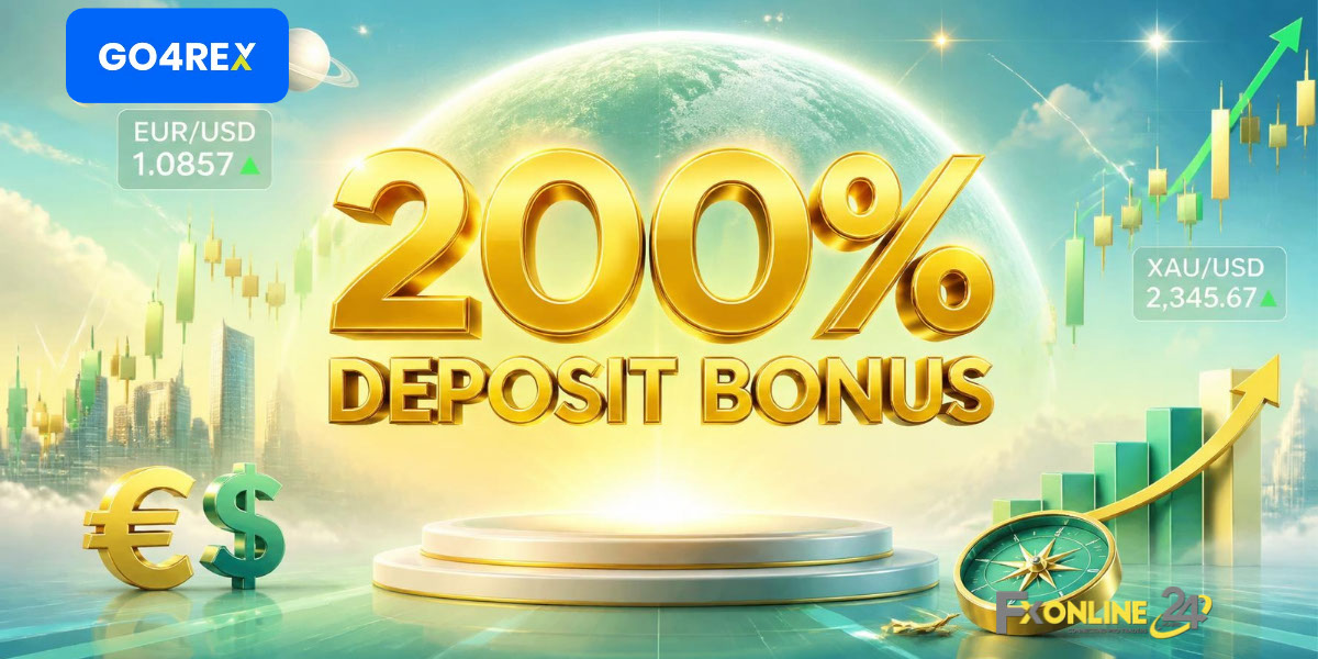Welcome Bonus 200&nbsp;$ - Go4Rex (fxonline24h)