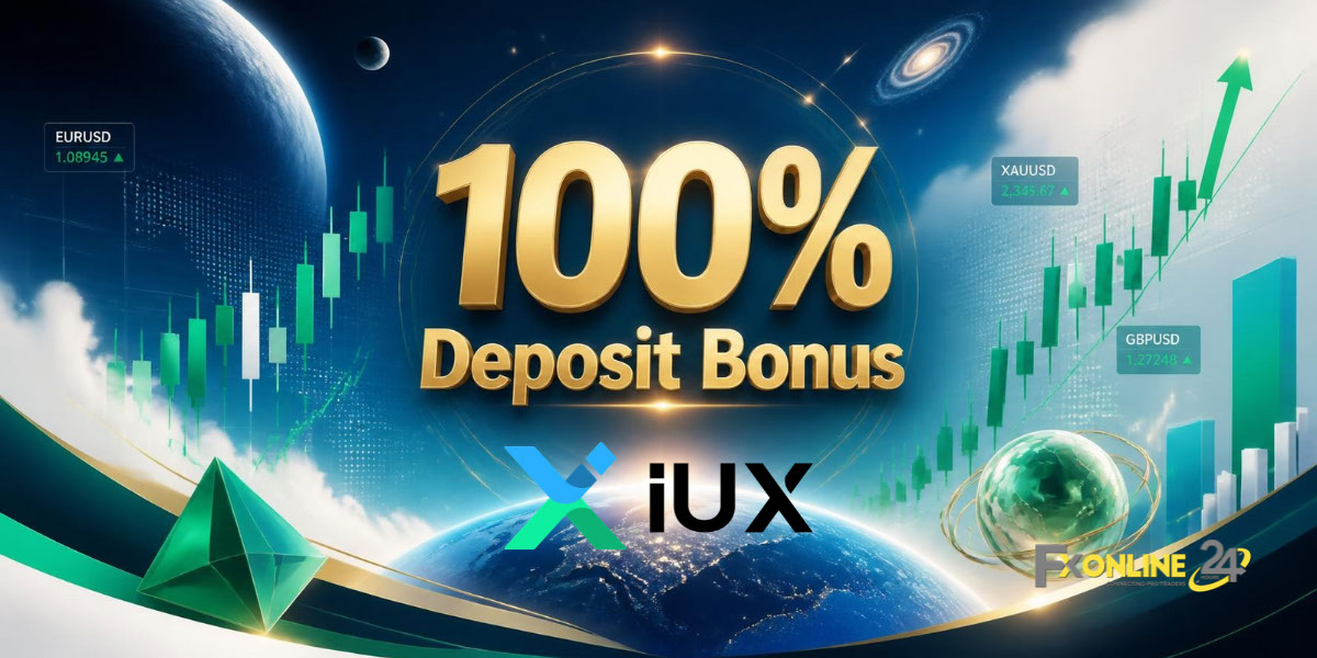 Deposit Bonus 100&nbsp;% - IUX (fxonline24h)