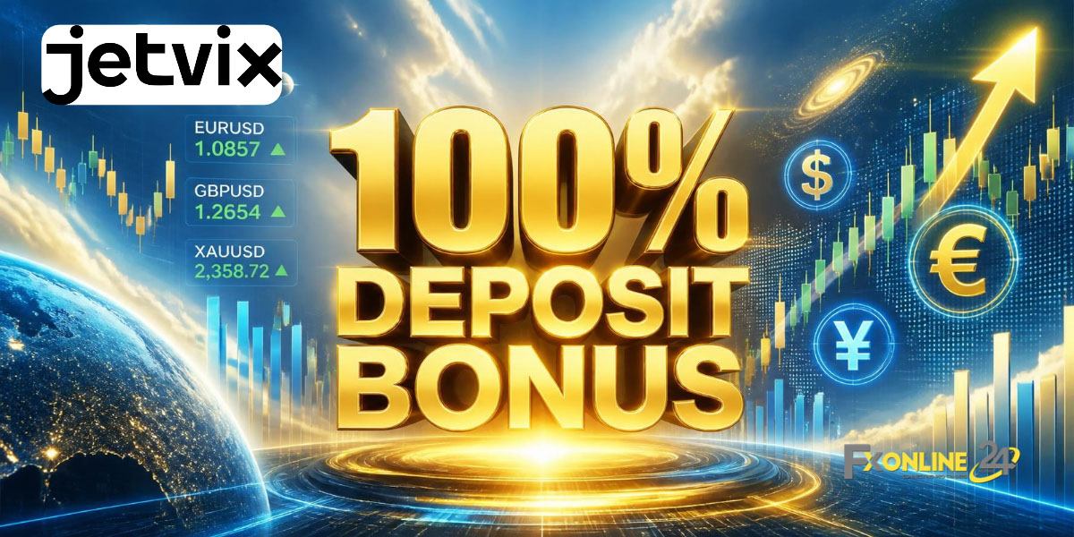 Welcome Bonus 100&nbsp;% - Jetvix (fxonline24h)