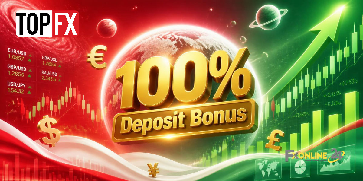Deposit Bonus 100&nbsp;% - TopFX (fxonline24h)